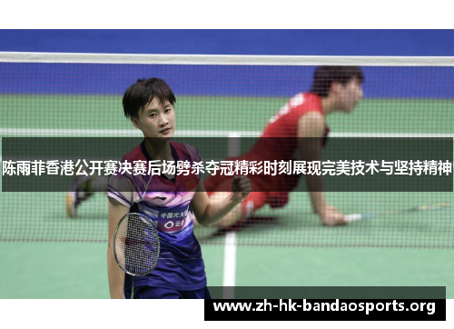 陈雨菲香港公开赛决赛后场劈杀夺冠精彩时刻展现完美技术与坚持精神