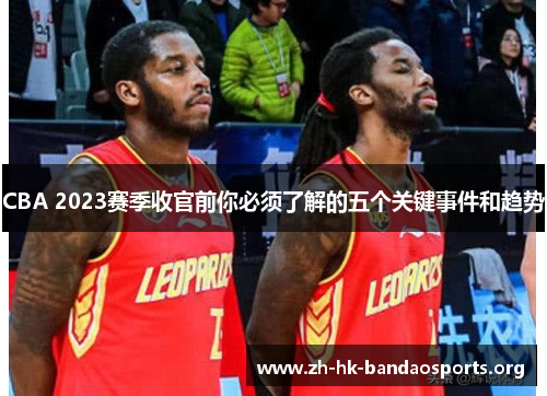 CBA 2023赛季收官前你必须了解的五个关键事件和趋势 CBA 2023赛季收官前你必须了解的五个关键事件和趋势
